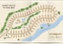 vector map rv park map site plan, location campground map, business guide map